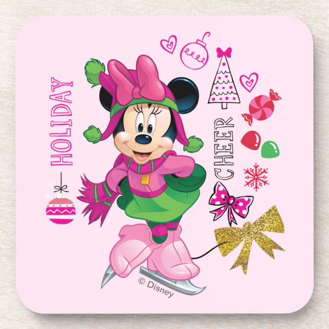 Mickey & Friends | Minnie Holiday Cheer Coaster (Front)