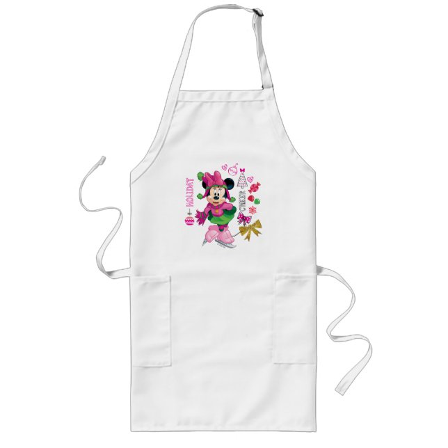 Mickey & Friends | Minnie Holiday Cheer Long Apron (Front)