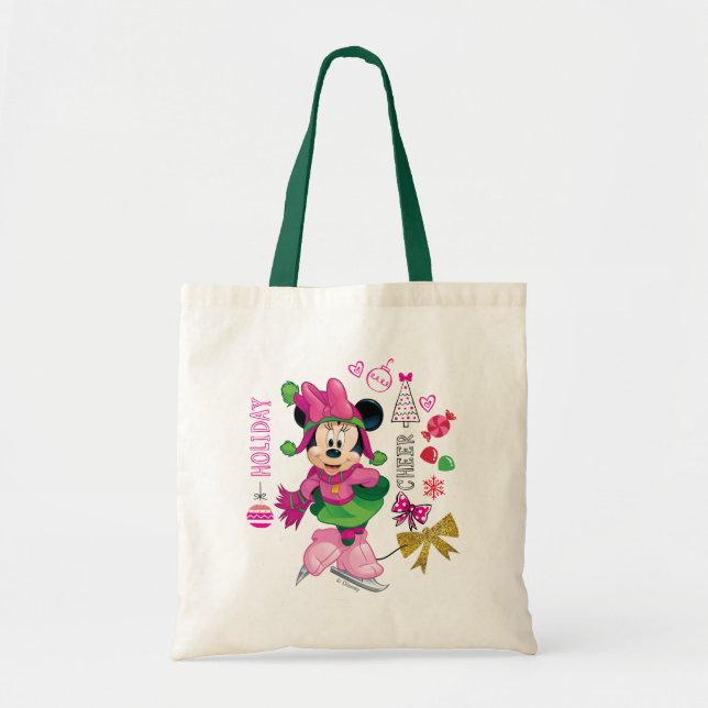 Mickey & Friends | Minnie Holiday Cheer Tote Bag (Front)