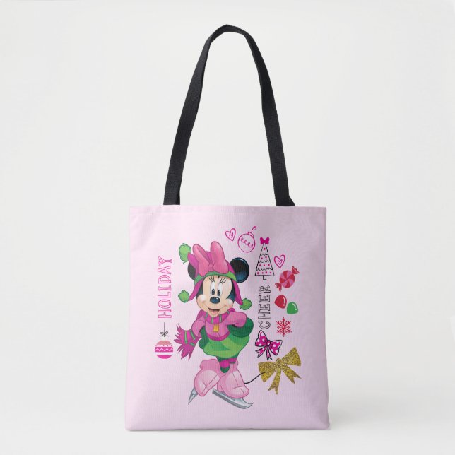 Mickey & Friends | Minnie Holiday Cheer Tote Bag (Front)