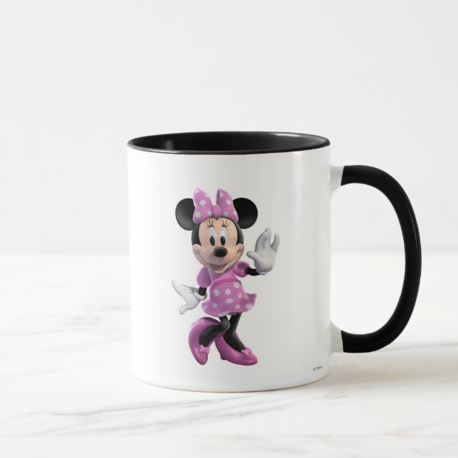 Mickey & Friends Minnie in Pink Polka Dots Mug (Right)