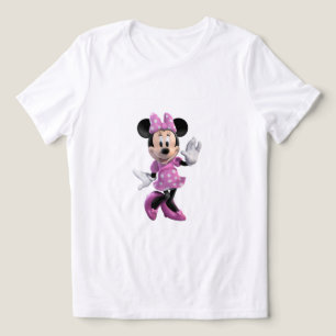 Mickey & Friends Minnie in Pink Polka Dots Tri-Blend Shirt
