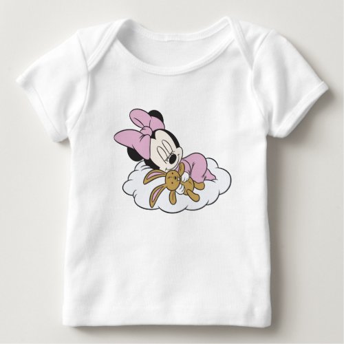 Mickey  Friends Minnie Sleeping on a Cloud Baby T_Shirt