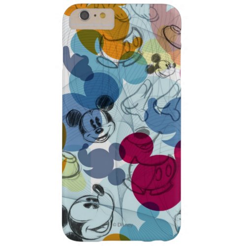 Mickey  Friends  Mouse Head Sketch Pattern Barely There iPhone 6 Plus Case