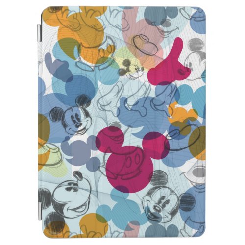 Mickey  Friends  Mouse Head Sketch Pattern iPad Air Cover