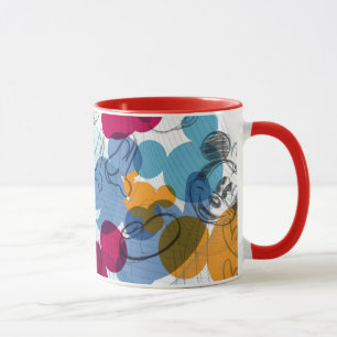 Mickey & Friends Mouse Head Sketch Pattern Mug