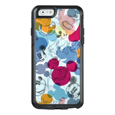 Mickey & Friends | Mouse Head Sketch Pattern Otterbox Iphone 6/6s 