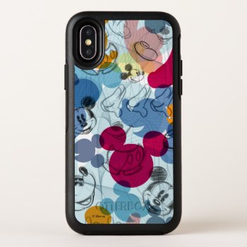 Mickey & Friends | Mouse Head Sketch Pattern Otterbox Symmetry Iphone X Case by MickeyAndFriends at Zazzle