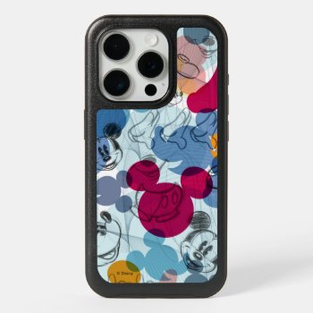 Mickey & Friends | Mouse Head Sketch Pattern Iphone 15 Pro Case by MickeyAndFriends at Zazzle
