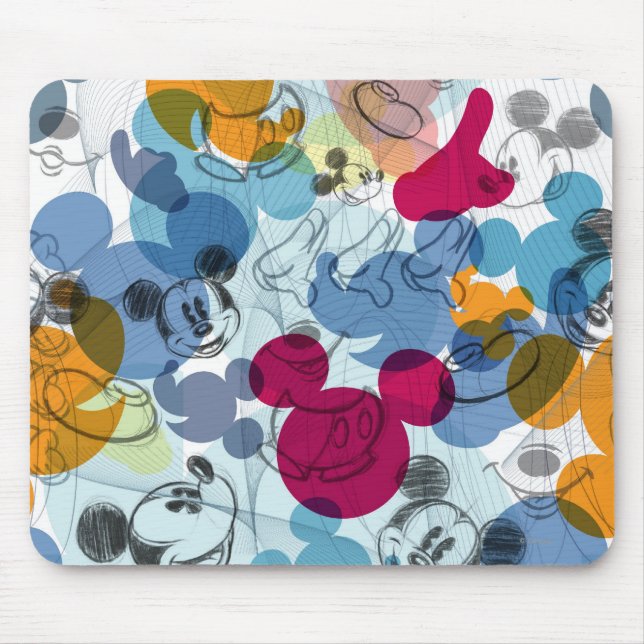 Mickey & Friends | Mouse Head Sketch Pattern Pad (Front)