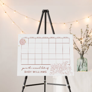 Mickey & Friends Over the Moon - Girl Baby Shower Foam Board