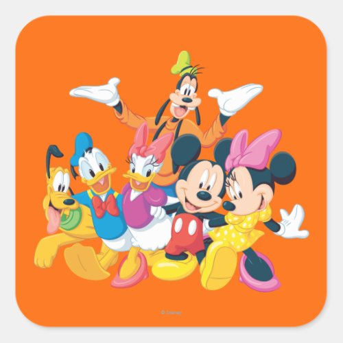 Mickey & Friends | Picture Perfect Square Sticker