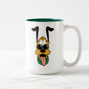 Mickey & Friends   Pluto Sun Glasses Two-Tone Coffee Mug