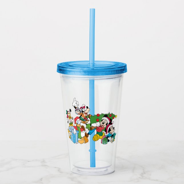 Mickey & Friends| Ready for the Holidays Acrylic Tumbler (Front)