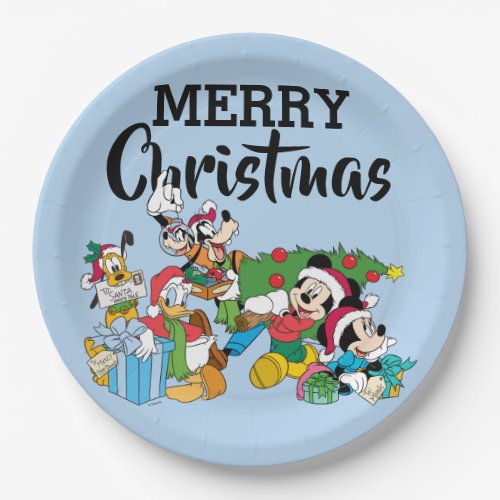 Mickey  Friends Ready for the Holidays Paper Plates