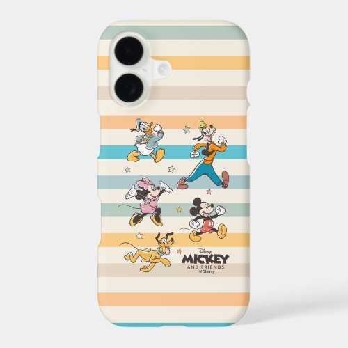 Mickey & Friends Retro Stars and Stripes Graphic iPhone 17 Case