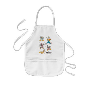 Mickey & Friends Retro Stars and Stripes Graphic Kids' Apron