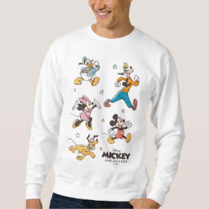 Mickey & Friends Retro Stars and Stripes Graphic Sweatshirt