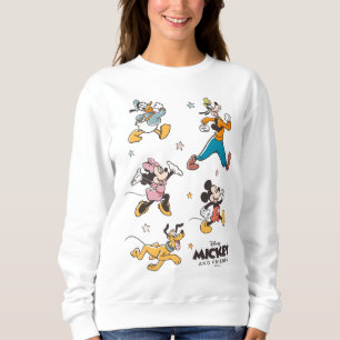 Mickey & Friends Retro Stars and Stripes Graphic Sweatshirt