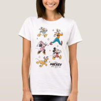 Mickey & Friends Retro Stars and Stripes Graphic