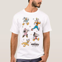 Mickey & Friends Retro Stars and Stripes Graphic