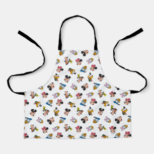 Mickey & Friends Smiling Faces Pattern Apron