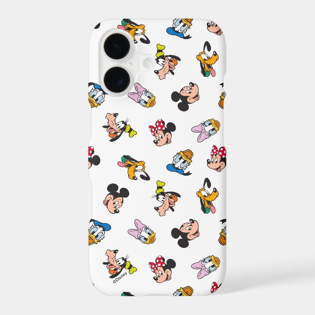 Mickey & Friends Smiling Faces Pattern Case-Mate iPhone Case (Back)