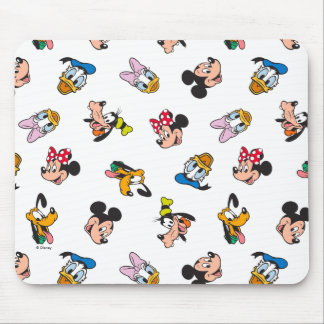 Mickey & Friends Smiling Faces Pattern Mouse Pad