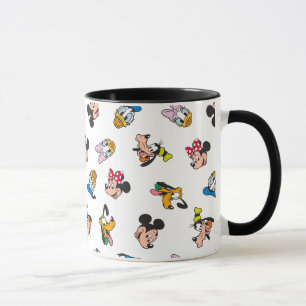 Mickey & Friends Smiling Faces Pattern Mug