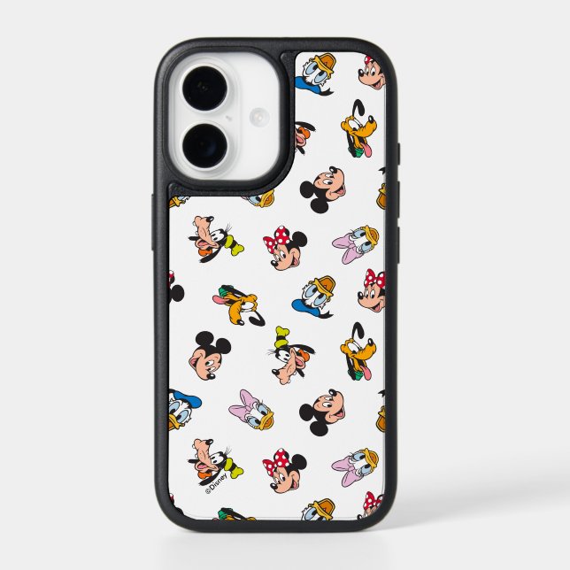 Mickey & Friends Smiling Faces Pattern Otterbox iPhone Case (Back)