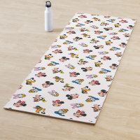 Mickey & Friends Smiling Faces Pattern