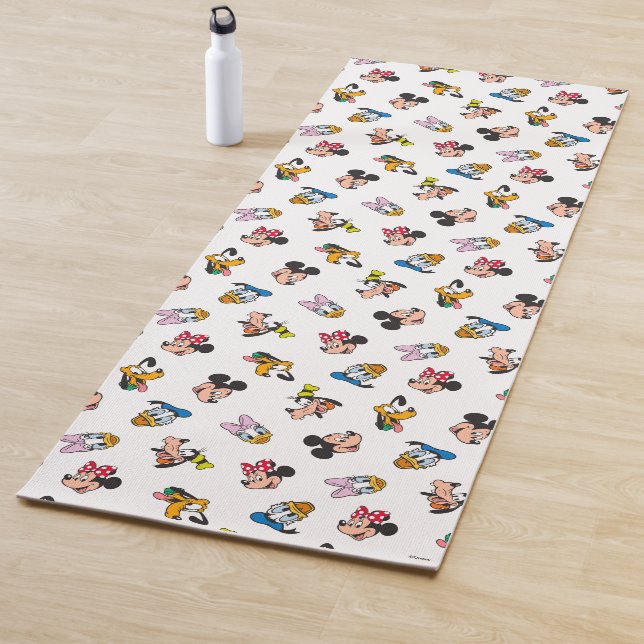 Mickey & Friends Smiling Faces Pattern Yoga Mat (In Situ)
