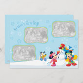 Mickey & Friends Snow: Season's Greetings Card (Front/Back)