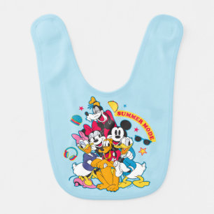 Mickey & Friends   Summer Mode Fun Baby Bib