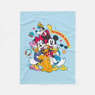 Mickey & Friends | Summer Mode Fun Fleece Blanket