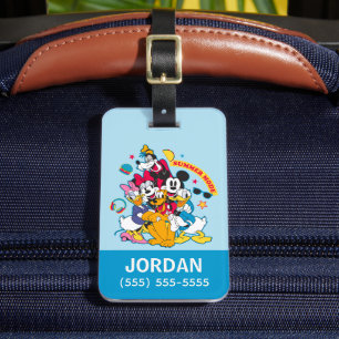 Mickey & Friends Summer Mode Fun Luggage Tag