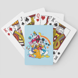 Mickey & Friends   Summer Mode Fun Playing Cards