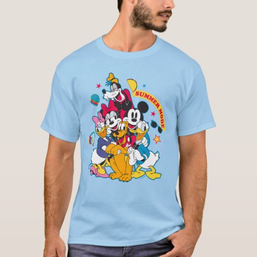Mickey  Friends  Summer Mode Fun T_Shirt