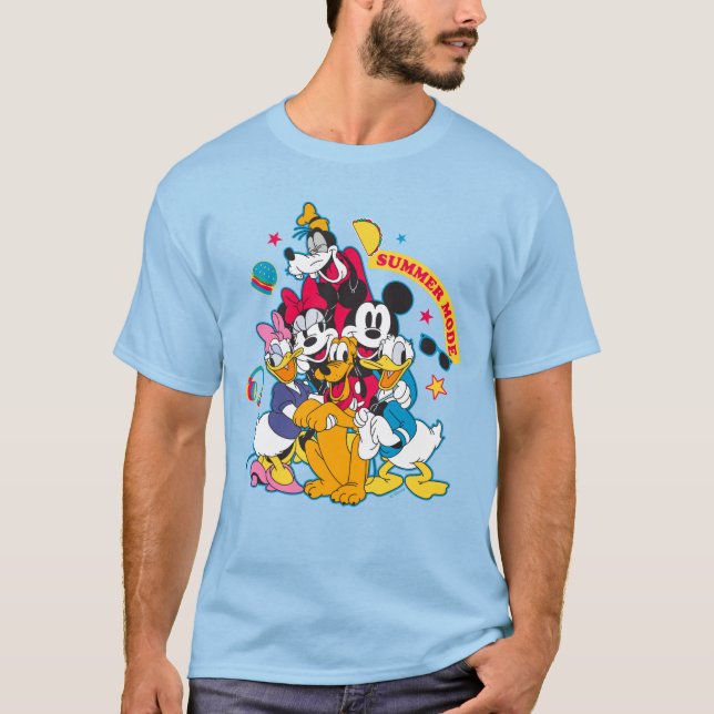 Mickey & Friends | Summer Mode Fun T-Shirt (Front)