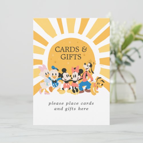 Mickey  Friends Sunshine Baby Cards  Gifts