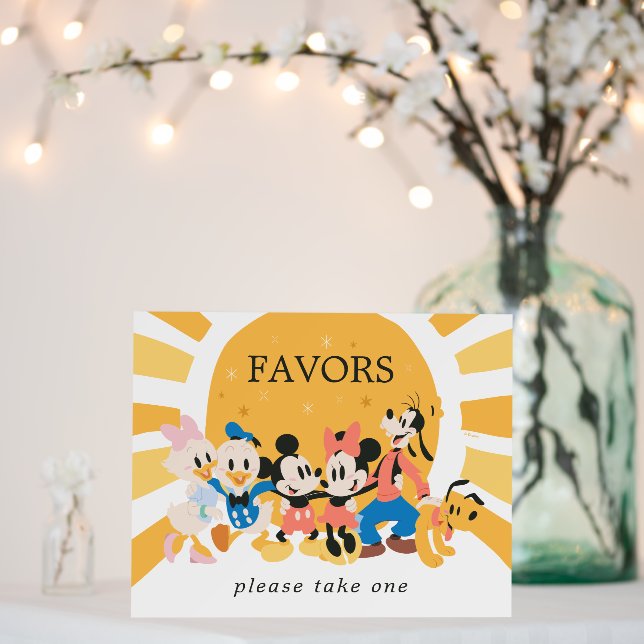 Mickey & Friends Sunshine Baby Shower Favors Foam Board (In Situ (Wedding))