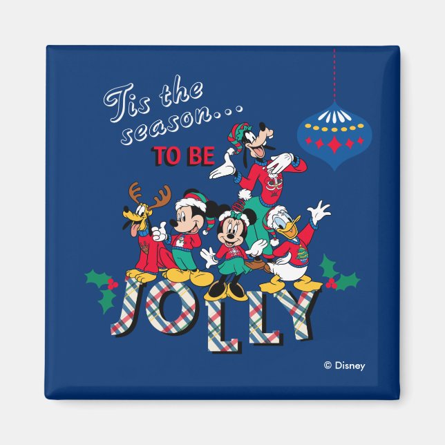Mickey & Friends | Tis the Season to be Jolly Magnet (Front)
