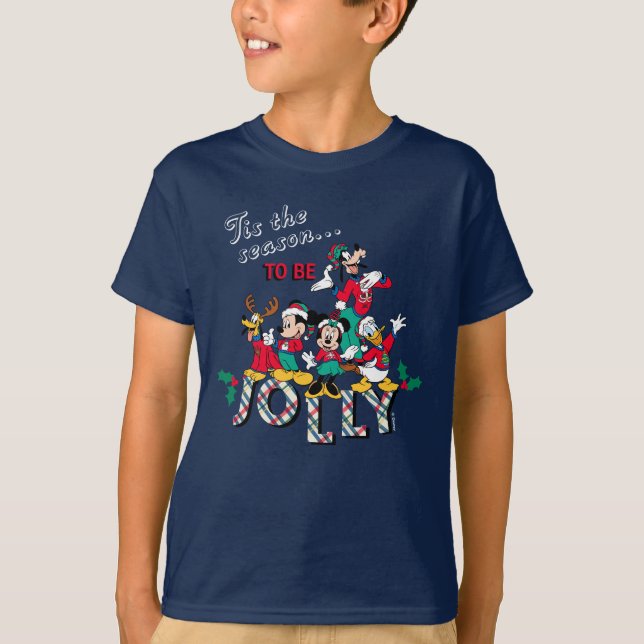 Mickey & Friends | Tis the Season to be Jolly T-Shirt (Front)