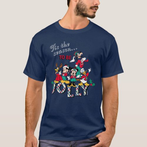 Mickey  Friends  Tis the Season to be Jolly T_Shirt
