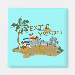 Mickey & Friends Vacation Magnet