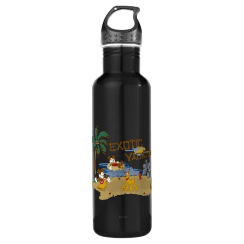 Mickey  Friends  Vacation Stainless Steel Water Bottle