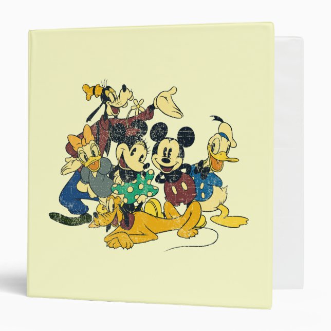Mickey & Friends | Vintage Hug Binder (Front/Inside)