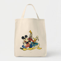 Mickey & Friends | Vintage Mickey, Goofy, Donald Tote Bag