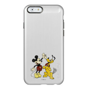Mickey & Friends   Vintage Mickey & Pluto Incipio Feather Shine iPhone 6 Case