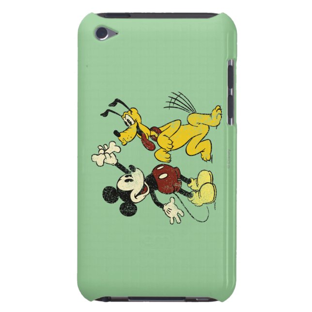 Mickey & Friends | Vintage Mickey & Pluto iPod Touch Case-Mate Case (Back)